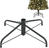 Replacement Christmas Tree Stand for Artificial Trees, Folding Christmas Tree Base for 4 Ft to 6 Ft Artificial Trees, Fits 0.5-1.25 Inch Tree Pole, Green Loxan