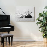 VETEB Paint by Numbers Kit for Adults Beginner Silhouette Shrimp Fishing Boats seas Pictures DIY Framed Painting on Canvas by Numbers Acrylic Oil Painting Home Decor Gifts 16"x20" VETEB