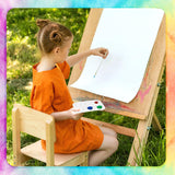 DLOnline 50 PCS White Plastic Watercolor Palette, 6 Well Rectangular Paint Palettes, Paint Tray Palettes, Paint Trays for Kids, for Painting, DIY Craft, Art Painting Class DLOnline