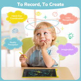 TECJOE 4 Pack LCD Writing Tablet, 8.5 Inch Colorful Doodle Board Drawing Tablet for Kids, Kids Travel Games Activity Learning Toys Birthday Gifts for 3 4 5 6 Year Old Boys Girls Toddlers Preschooler TECJOE