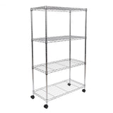 Seville Classics Solid Steel Wire Shelving Storage Unit Adjustable Shelves Organizer Rack, for Home, Kitchen, Office, Garage, Bedroom, Closet, Steel, 4-Tier, 30" W x 14" D Seville Classics