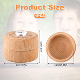 3D Carved Fairy Box, Wood Tooth Storage Box for Lost Teeth Container Cute Tooth Holder for Boys Girls Kids Birthday (Boys) PEUTIER