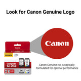 Canon PG-243 / CL-244 Genuine Ink Value Pack (2 Cartridges), Compatible with iP2820, MX492, MG2420/2520/2920/2922/2924/3020/2522/2525, TS3120/302/302a/202/4520/3320 Canon