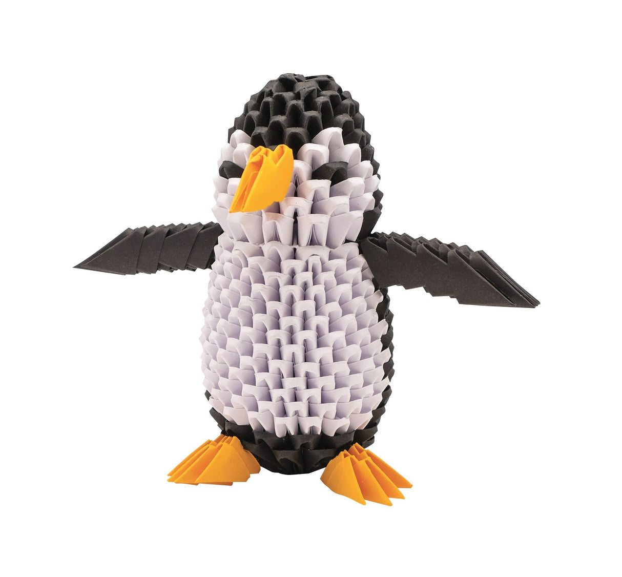 Creagami Penguin Origami Set: A 463-piece 3D Paper Crafting Kit for Ages 7 - Adult, Clear Creagami