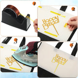 7 Pcs Heat Tape Dispenser Sublimation Set Tape Roll Dispenser with Weighted Nonskid Base and 4 Pieces Heat Transfer Tapes 2 Pieces Heat Resistant Gloves Heat Resistant Silicone Gloves (Black) CHENGU