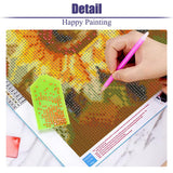 Diamond Painting for Adults Kits, 5D Cardinal Diamond Art Kits for Beginners, DIY Full Drill Sunflowers Diamond Gem Art Kits for Home Wall Decor 12x16 Inch Mrnsiet