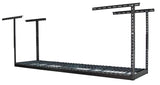MonsterRax Overhead Garage Storage Rack 2x8, Ceiling Mounted Shelving, Adjustable Hanging Organizer, Heavy Duty Steel, 350 Pound Capacity, Color: Hammertone, Adjusts 24-45" from Ceiling MonsterRAX Storage Solutions
