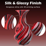 Goto Guard Silk PLA 3D Printer Filament, Dual Color Filament Black-Red 3D Printing Filament, Coextrusion Color Change PLA Filament 1.75mm +/-0.02, 1KG/2.2lb Goto Guard