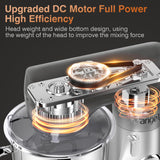 Mini Angel Stand Mixer,10-Speed 5QT Kitchen Electric Mixer,Tilt-Head Food Mixer with Dough Hook, Wire Whisk, Flat Beater, Stainless Steel Bowl (Silver) Mini angel