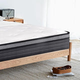 EIUE Queen Size Mattress 10 Inch,Bed-in-a-Box,Hybrid Mattress,Individual Pocket Spring Mattress,Medium Firm Mattresses,Breathable Comfortable for Sleep Supportive and Pressure Relief EIUE