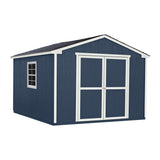 Handy Home Products Charleston Value Gable 10x12 Do-It-Yourself Wooden Storage Shed with Floor Handy Home Products