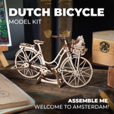 UGEARS Dutch Bicycle 3D Puzzles for Adults - Model Building Kits Wood Puzzle Hobbies for Men - Rompecabezas 3D Para Adultos - Wooden Model Kit to Build UGEARS