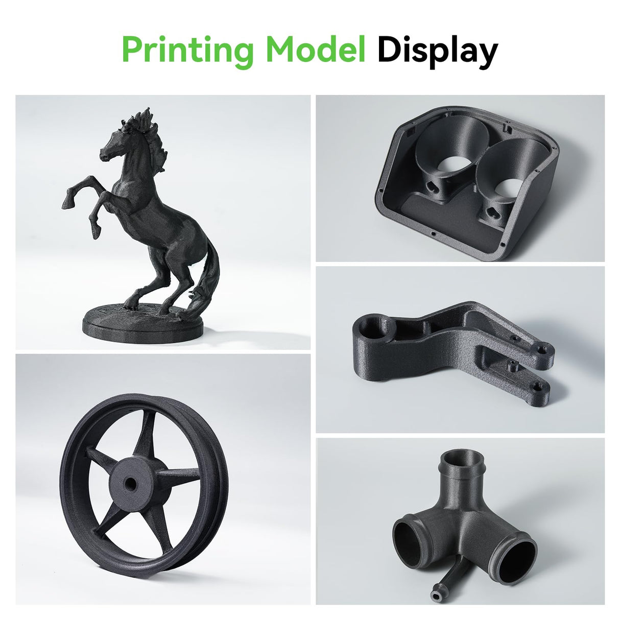 Creality PPA-CF 3D Printer Filament, 1kg, High-Performance Nylon with 15% Carbon Fiber, Black Creality