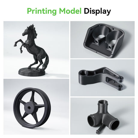 Creality PPA-CF 3D Printer Filament, 1kg, High-Performance Nylon with 15% Carbon Fiber, Black Creality