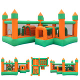 Inflatable Bounce House Kids Obstacle Bouncy Castle for Outdoor Indoor INFLATEFLY