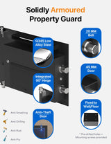 FORFEND Smart Depository Drop Safe App Alarm| Voice Command Office Deposit Safe Box Front Drop Slot | Tamper Proof Money Safe for Business Cash Slip FORFEND Security