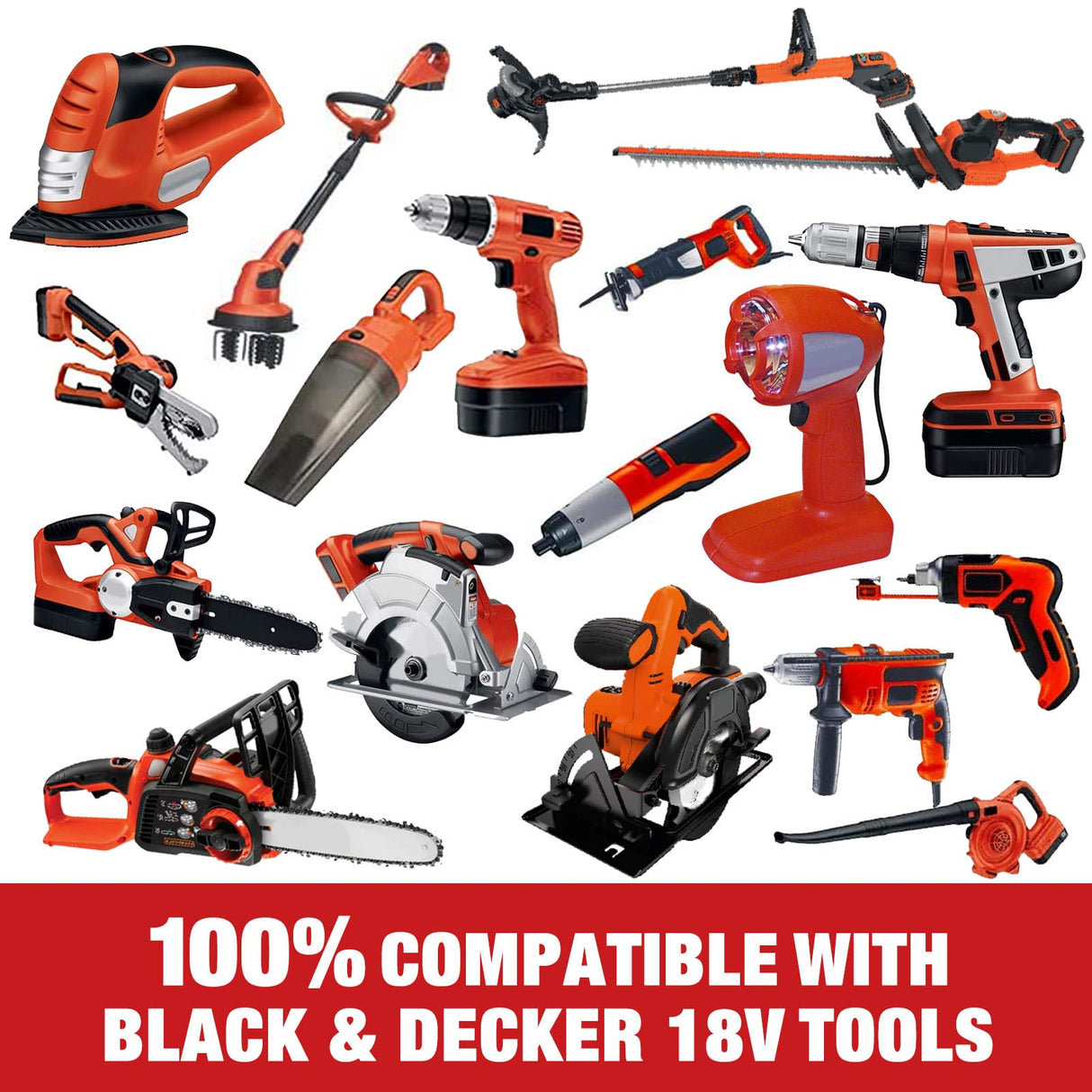 【Lithium-ion】2Pack DSANKE HPB18 18V 6.0Ah Lithium-ion Battery Replacement for Black and Decker 18Volt Battery for 244760-00 HPB18 Battery A1718 A18 A18E HPB18-OPE Firestorm FS180BX FS18BX FS18FL FSB18 C DSANKE C