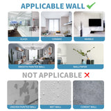 Peg Board, Modular Hanging Peg Board Combination Kit with Accessories for Wall Organizer, Crafts Organization, Ornaments Display, Wall Peg Board (22 Inches x 33 Inches, White) Nafenai