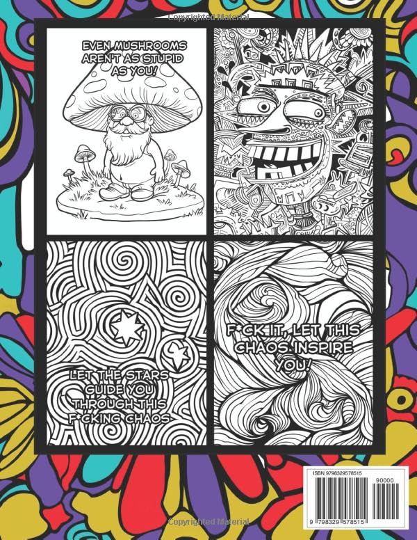 Ultimate Swear Word Coloring Book for Adults: Hilarious and Offensive Designs for Relaxation & Stress Relief WoodArtSupply