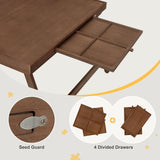 HALLYBEE Puzzle Table 1500 Pieces Wooden Puzzle Board with Legs, 34.3”x 26.5” Jigsaw Board with 4 Drawers and Cover, Foldable Leg Jigsaw Table for Adults Cho Brown HALLYBEE