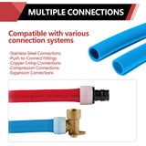 EFIELD 3/4 Inch 100 ft Pex A Pipe/Tubing BLUE Color for Potable Water-Plumbing Application with a Pipe Cutter EFIELD