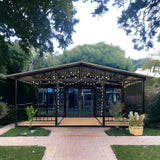 CE Certified Expandable Prefabricated Home | Storm-Proof 20ft/40ft Modular Design | Energy Efficient Tiny House with Kitchen & Bathroom | 10-Year Warranty | Customizable Options Generic