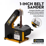 Nototec 1 x 30 inch Belt Sander for Woodworking, Powerful Bench Belt Sander For Metal Working with 1/3HP motor, 10A Belt Grinder nototec