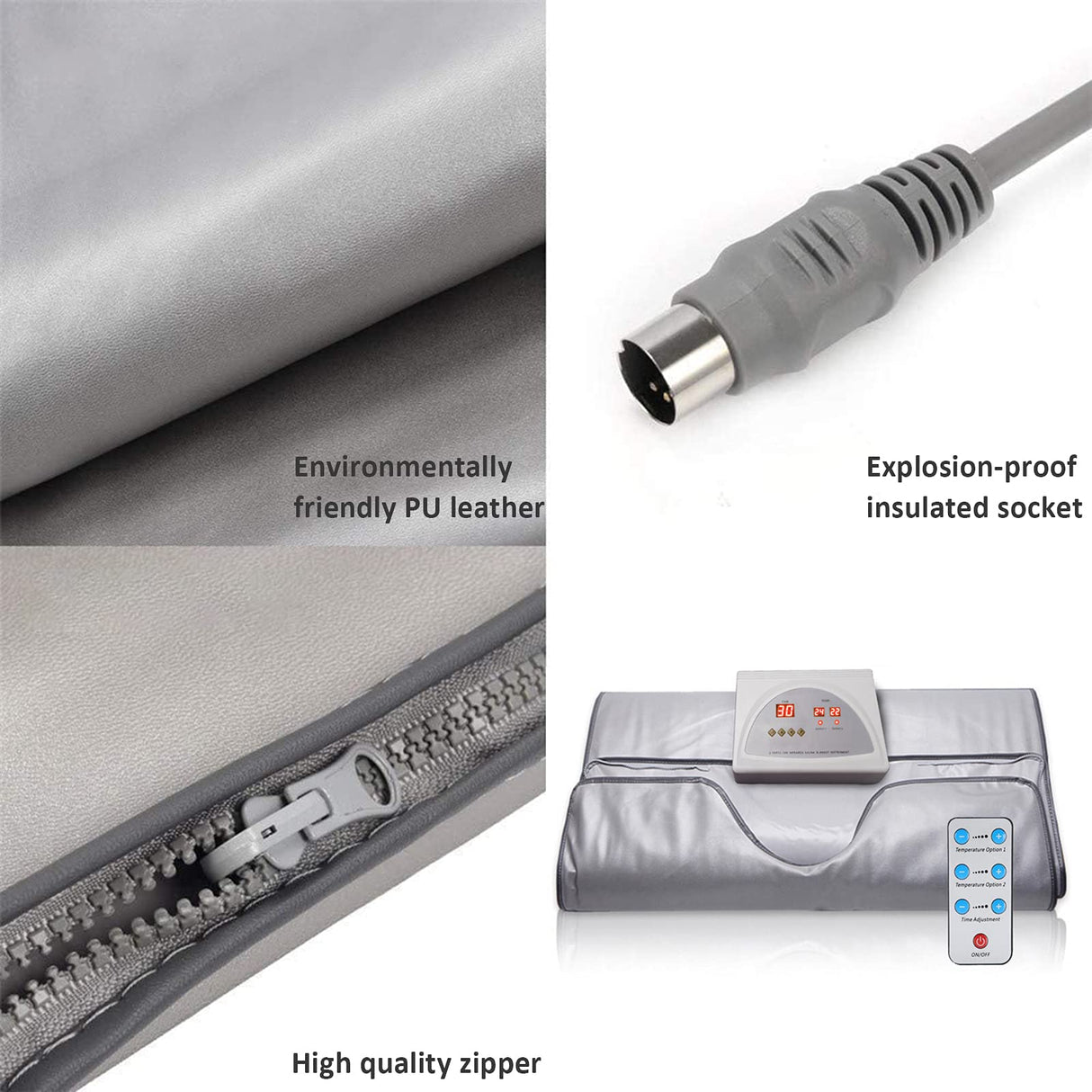 Anbt Infrared Sauna Blanket,Lightweight Portable Personal Steam Sauna Spa for Home Spa Detox, Relaxation Anbt