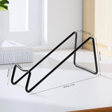 TONLEA Countertop Wine Rack, 2 Pcs Wine Bottle Holder, Metal Small Wine Rack, Tabletop Wine Storage Stand for Cabinet, Pantry, Bar, Black TONLEA