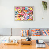 Jigsaw Puzzles 1000 Pieces for Adults, Families (Colorful Donuts) Pieces Fit Together Perfectly Nattork