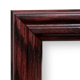 US Art Cherry 15x20.5 Puzzle Frame .75" Inch Wide - Handmade Solid Wood Picture Frames with Preinstalled Hangers and UV Blocking Plexiglass Frames US Art