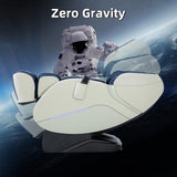 MYTHIA A303 Massage Chair iRest System, Full Body with Heat, Zero Gravity, 53.15" SL Track Shiatsu Recliner with Auto Body Scan, Bluetooth Speakers, Footrest Calfrest Extension (Black) MYTHIA