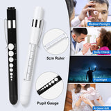 BOVKE Stethoscope Case Kit, 15 Pcs Tool Set Perfect Nurse Gift Include Stethoscope Case, Medical Scissor, Bandage Wraps, 2 Penlights with Batteries, Bandage Holder for Nurses, Black+Black BOVKE