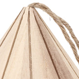 Wooden Birdhouses, Unfinished Wood Bird House Round Shaped Hanging Bird Nest for Outdoor Garden Hztyyier