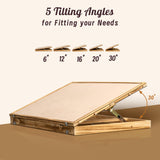 Sancallie Jigsaw Puzzle Table Storage Portable Folding Tilting Table with 5 Drawer for 1500 pcs Play Table with Non-Slip Surface Mat & Dust-proof Cover for Adults Kids Boy Girl Gift for Puzzle Amateur Sancallie