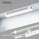 ONLYLUX LED Shop Lights, LED Tube Light 25W 6000K, Led Garage Light, Super Bright, Under Cabinet Lighting, Linkable with Plug LED Light for Workbench Workshop Basement (2 Pack) ONLYLUX