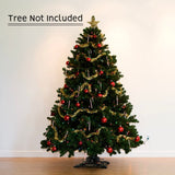 Ventray Christmas Tree Stand with Water Reservoir, 13.66x13.66x5.51 Inches,Classic Heavy Duty Universal Xmas Tree Artificial Trunks Stand Pine Tree Base Holder for Real Trees,Deer Ventray