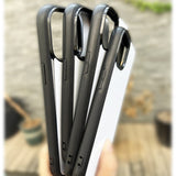 JUSTRY 5PCS Sublimation Blanks Phone Case Bulk Covers Compatible with Apple iPhone 14 Pro Max,6.7 Inch (2022),Easy to Sublimate DIY, Soft Rubber Case + Tempered Glass Inserts Support Wireless Charging JUSTRY