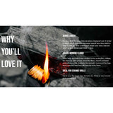 FOGO Super Premium Oak Restaurant Quality All-Natural Large Sized Hardwood Lump Charcoal for Grilling and Smoking, 17.6 Pound Bag FOGO