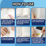 PH Neutral PVA Glue, 8.5 Oz Art Precision Craft Glue, Archival Quality Acid-Free Book Binding Adhesive, Dries Clear & Flexible,Ideal for Framing, Collages, Paper Crafts Mosconly