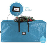 Hearth & Harbor Christmas Tree Storage Bag – Waterproof Christmas Tree Storage Box – Waterproof Christmas Tree Bag With Reinforced Handles & Dual Zipper – PE Plastic – 7.5 ft. – Pack of 1 Hearth & Harbor