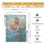 TISHIRON Diamond Painting Kits Jesus Diamond Painting Kits for Adults Full Drill Christ Religion Diamond Art Diamond Painting Kits for Kids Blue Ocean Bible Diamond Painting Kit, 12x16 Inches TISHIRON