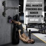 Heavy Bag Hanger - Wall Mount Punching Bag Hanger, Adjustable Heavy-Duty Boxing Bag Wall Bracket, Punching Bag Mount Stand for Home or Gym, for Kickboxing Bag, Muay Thai Bag,Etc (Supports up to 800Ib) BaiYuan