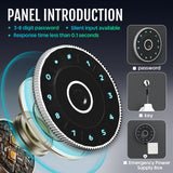 KAER 12-15 Gun Safe, Rifle Safe, Gun Safe for Rifles and Pistols, Gun Cabinet, Gun Safes for Rifles with Adjustable Gun Racks & Shelf, Large Digital Gun Locker, Suitable for AR15 KAER