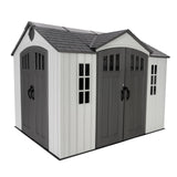 Lifetime Dual Entry Outdoor Storage Shed, 10 x 8 Foot Lifetime