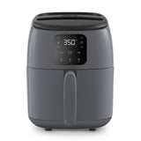 DASH Tasti-Crisp™ Electric Air Fryer Oven, 2.6 Qt., Grey – Compact Air Fryer for Healthier Food in Minutes, Ideal for Small Spaces - Auto Shut Off, Digital, 1000-Watt DASH