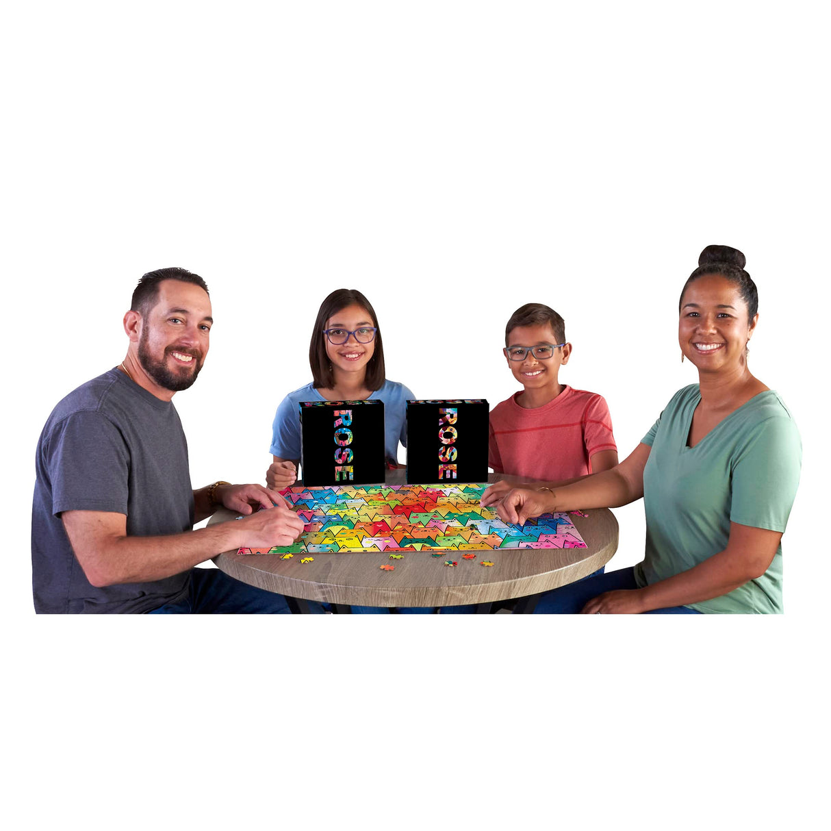 RoseArt - Rose - Cute Colorful Cats - 1000 Piece Jigsaw Puzzle for Adults RoseArt