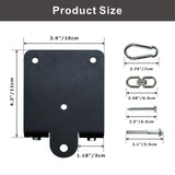 YZZHAJ Heavy Punching Boxing Bag Hanger, Heavy Duty Bag Hanger Bracket, 360° Rotation Wall Ceiling Mount Wood Beam Hook for Boxing Muay Thai Training, Aerial Yoga Swing & Hammock YZZHAJ