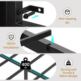 busyaeh Low Loft Bed Full Size,Full Loft Bed for Kids with 9 Storage Drawers & 15.8" H Safety Guardrail & Inclined Ladder & Safety Handrail & LED Lights and Charging Station,Toddler Loft Beds,Oak Gray busyaeh