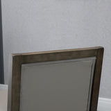 HOMCOM Set of 2 Grey PU Leather Counter Height Bar Stools with Back and Wood Legs HOMCOM